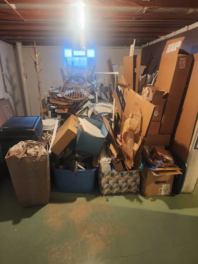 Roll-off dumpster container at job site for Yard Waste Dumpster Rental in Santa Clarita